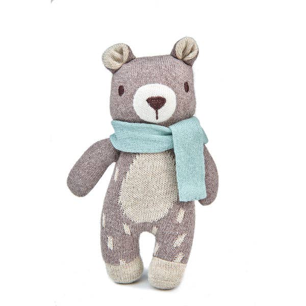 Urso de tricô macio Fred Bear ThreadBear - 18 cm