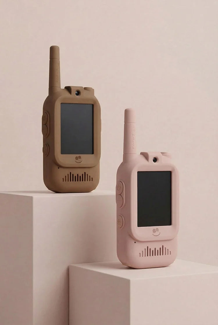 KidTooki - Video Walkie Talkie - Pink&Brown