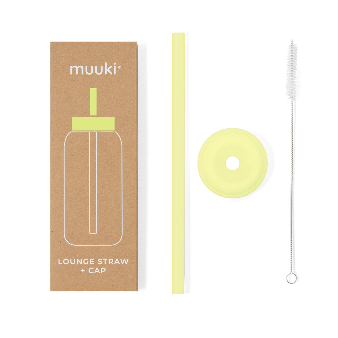 Palhinha com tampa para a garrafa Muuki - Sunny Lemonade