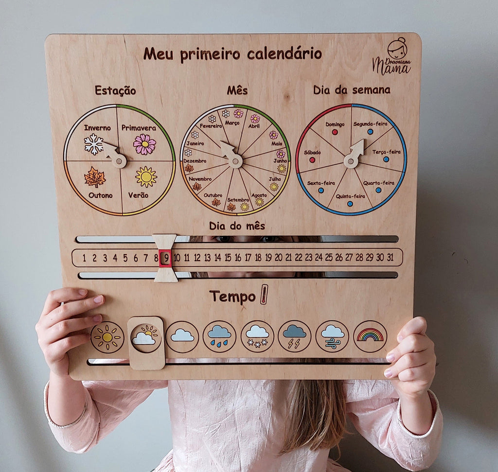 Calendário Educativo em Madeira – “O Meu Primeiro Calendário”