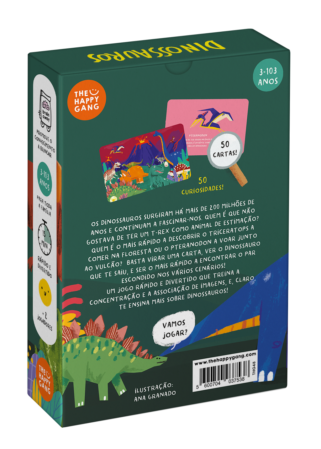 Brain Away -  Procura e Encontra Dinnosauras