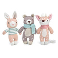 Animais de Tricô ThreadBear + Caixa de Presente - Brinquedos Macios de Tricô x3