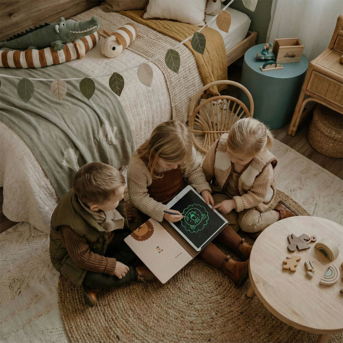 Tablet gráfico com fichas de desenho – KidBook – Safari