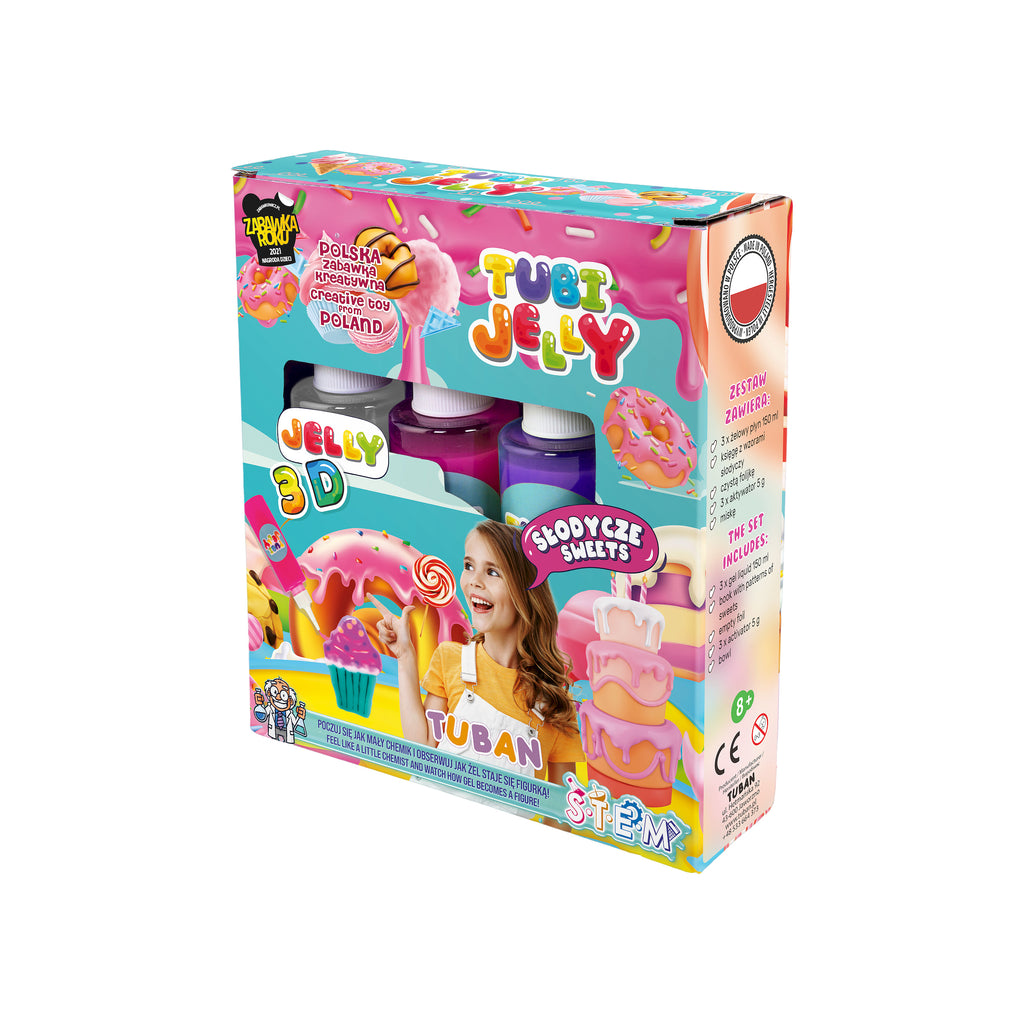 Set Tubi Jelly com 3 Cores – Doces