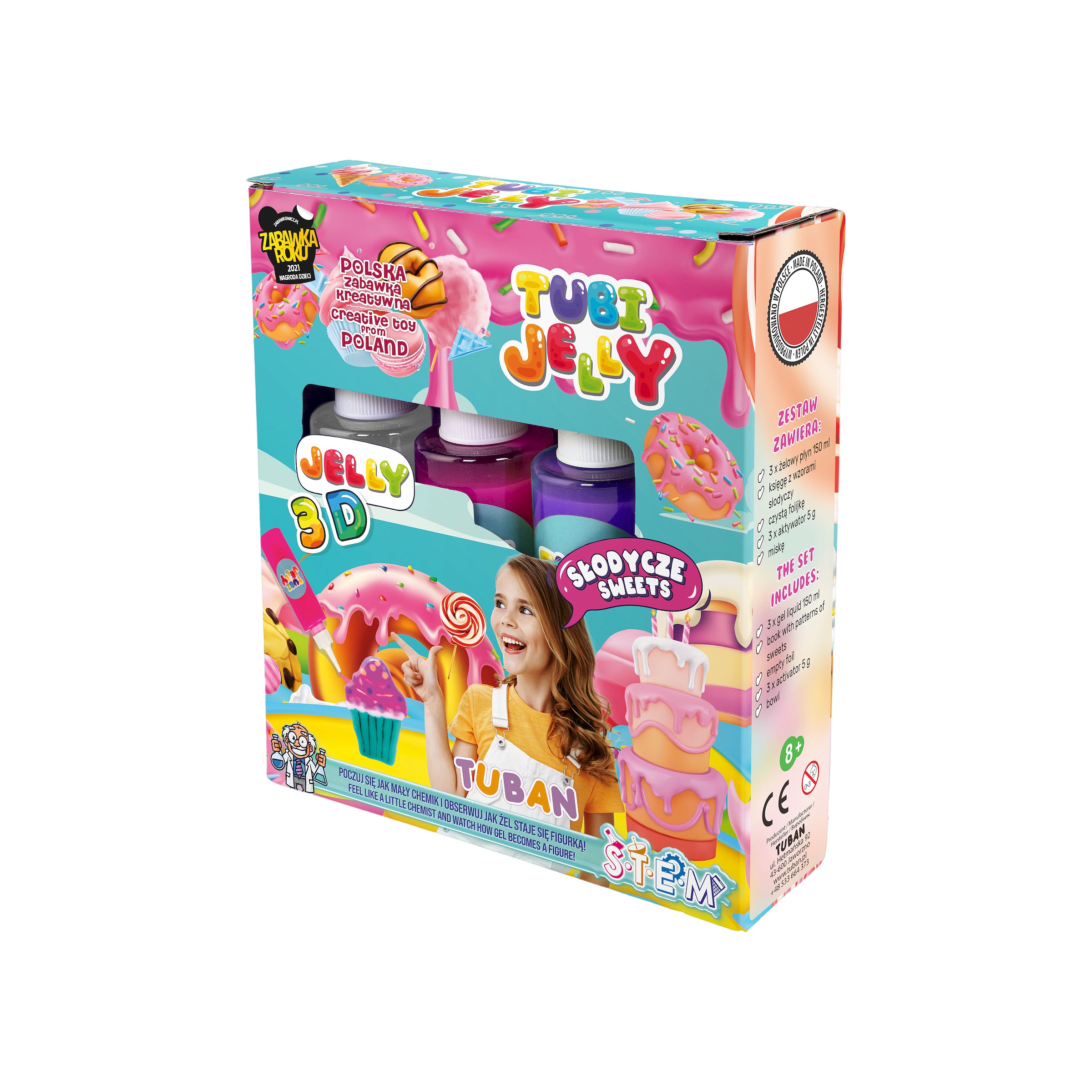 Set Tubi Jelly com 3 Cores – Doces