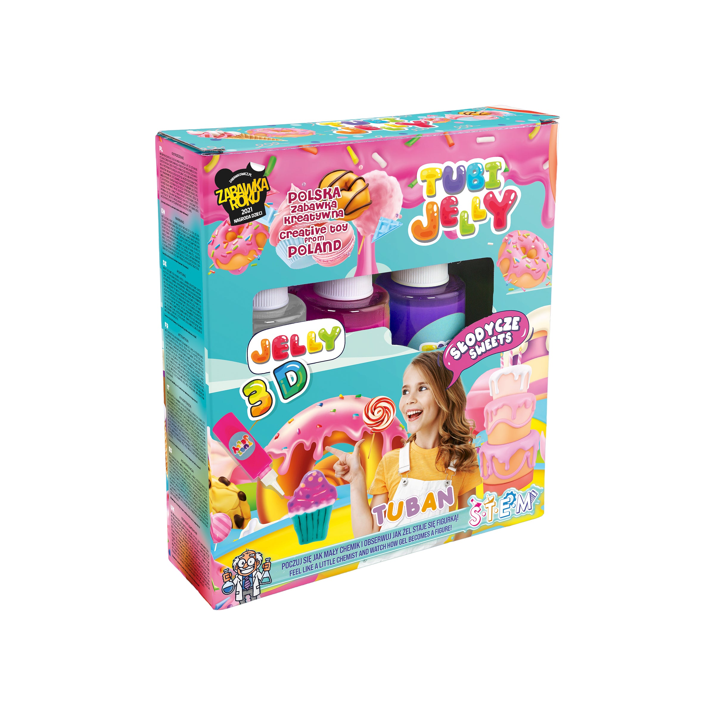 Set Tubi Jelly com 3 Cores – Doces