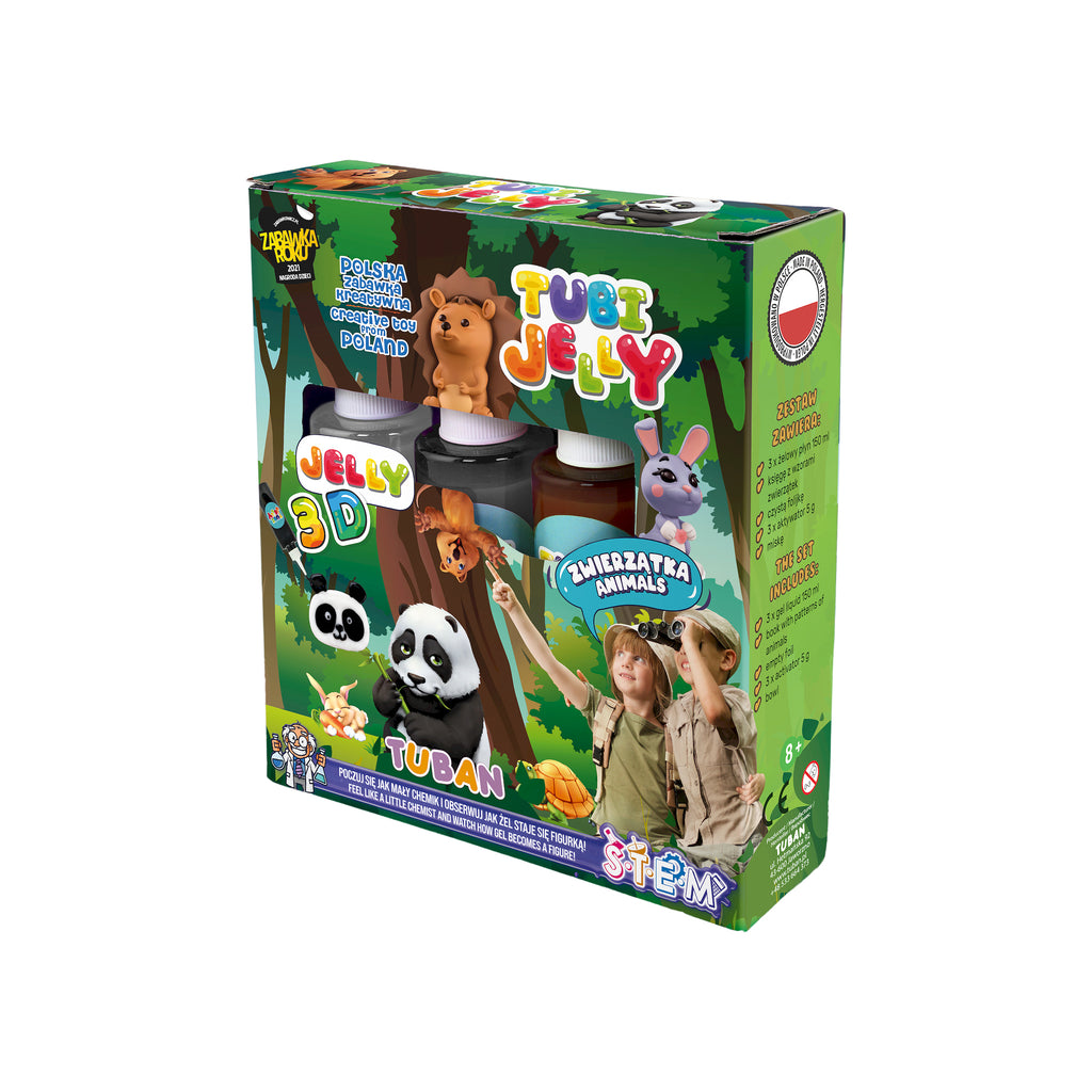 Set Tubi Jelly com 3 Cores – Animais