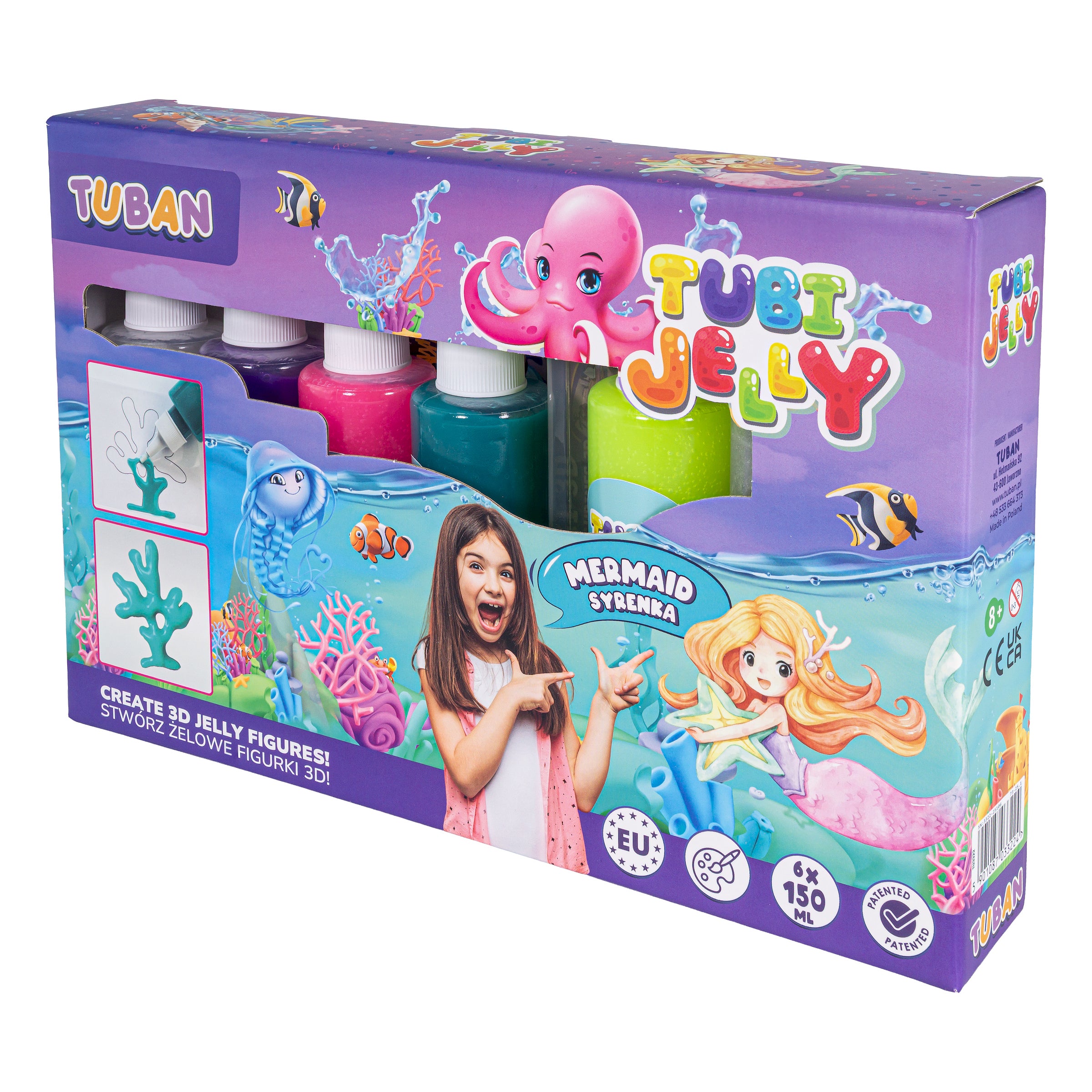 Set Tubi Jelly com 6 Cores – Sereia
