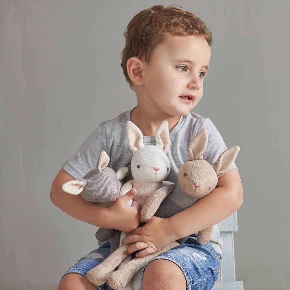 Baby Threads Coelhinho Creme - Boneca Orgânica 35cm