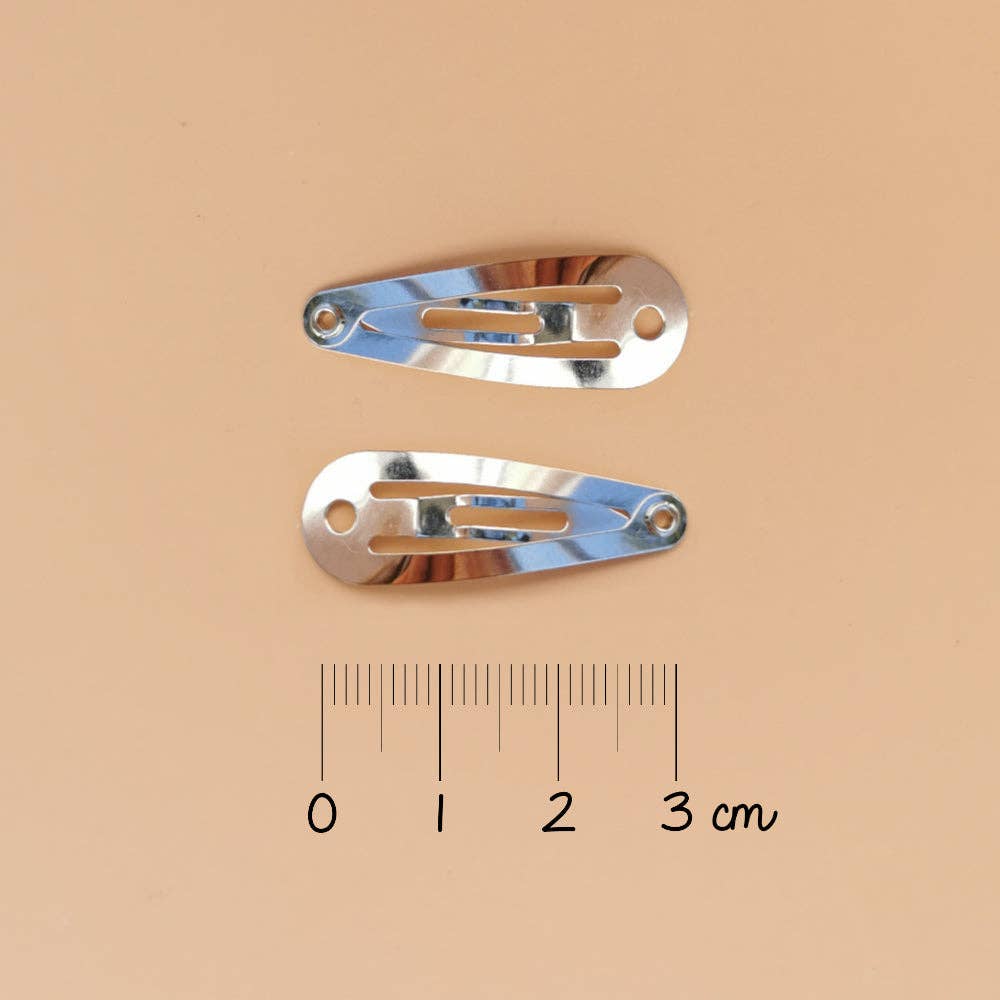 Mini presilhas de cabelo borboleta - Liberty Poppy e Daisy Rose
