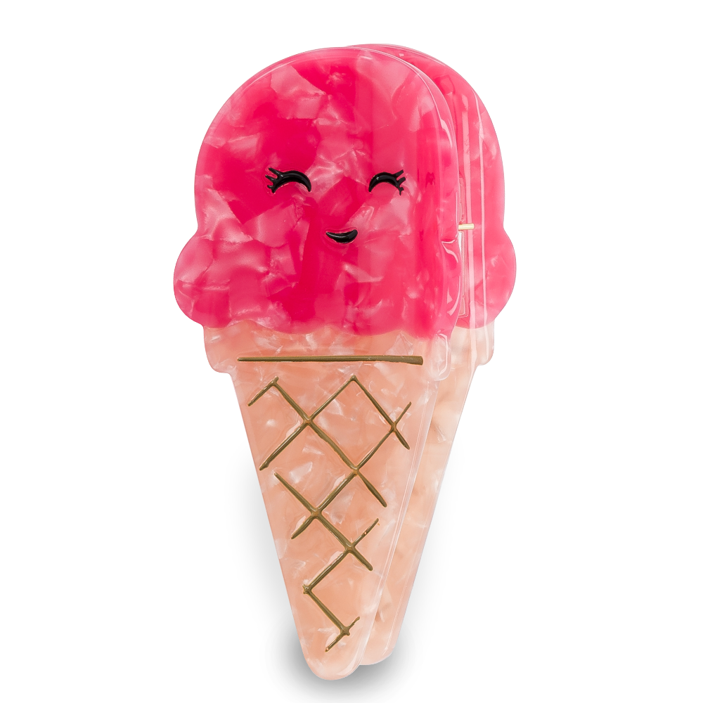 Pinça - Gelado de framboesa
