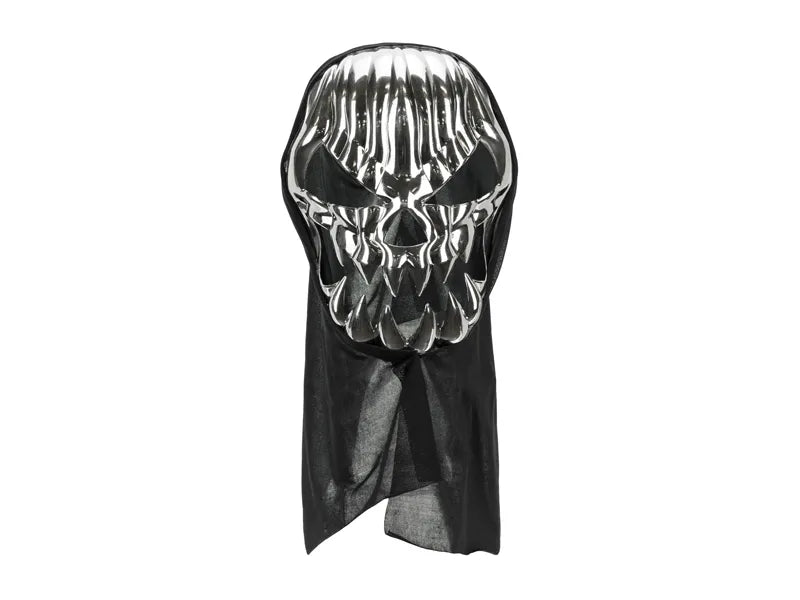 Máscara de caveira com capuz