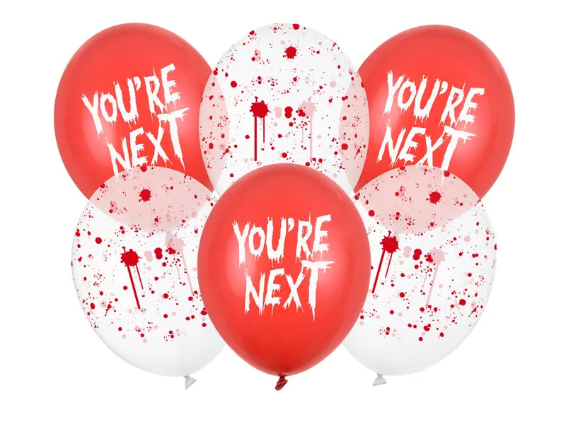 Balões You're next ( 6 balões)