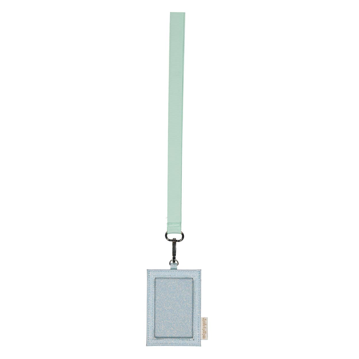 Porta-cartões com cordão - Azul céu