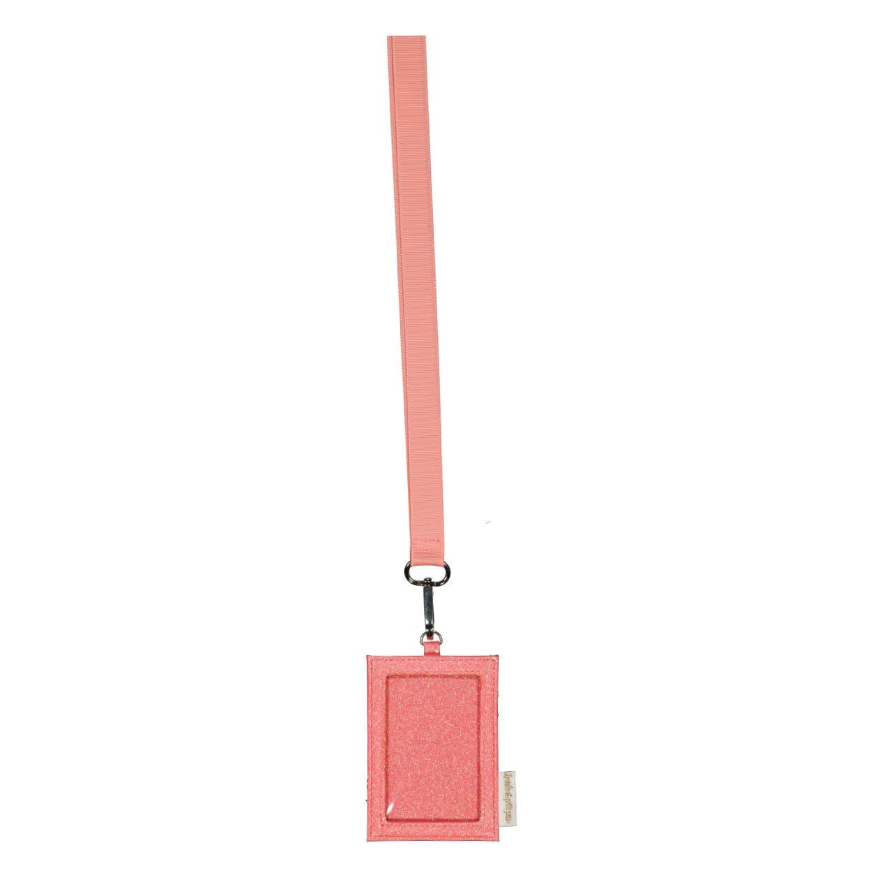 Porta-cartões com cordão - Coral