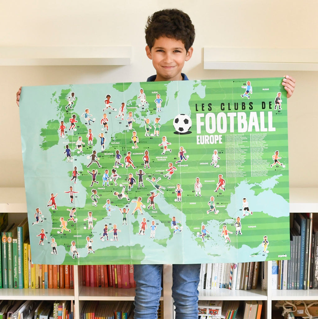 Poster XXL Football com Autocolantes Reposicionáveis