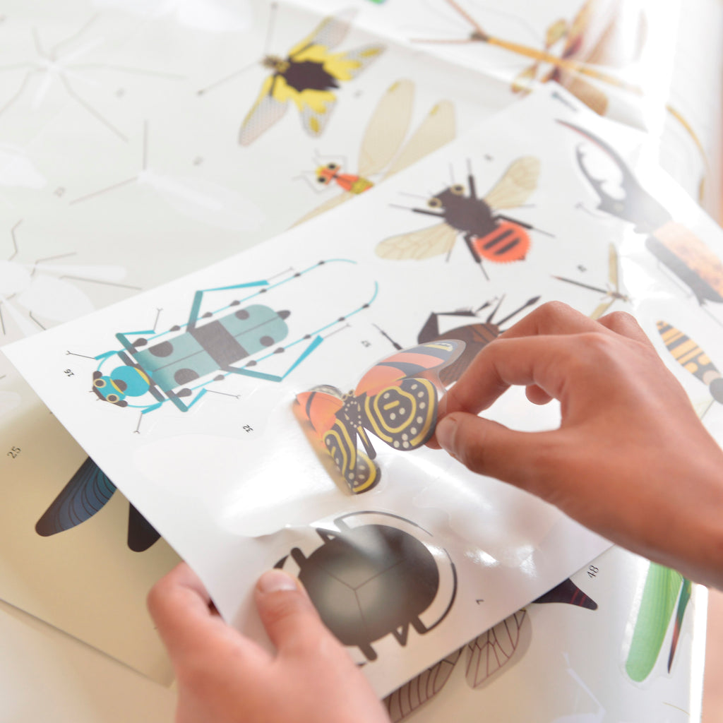 Poster XXL - os Insetos com Autocolantes Reposicionáveis