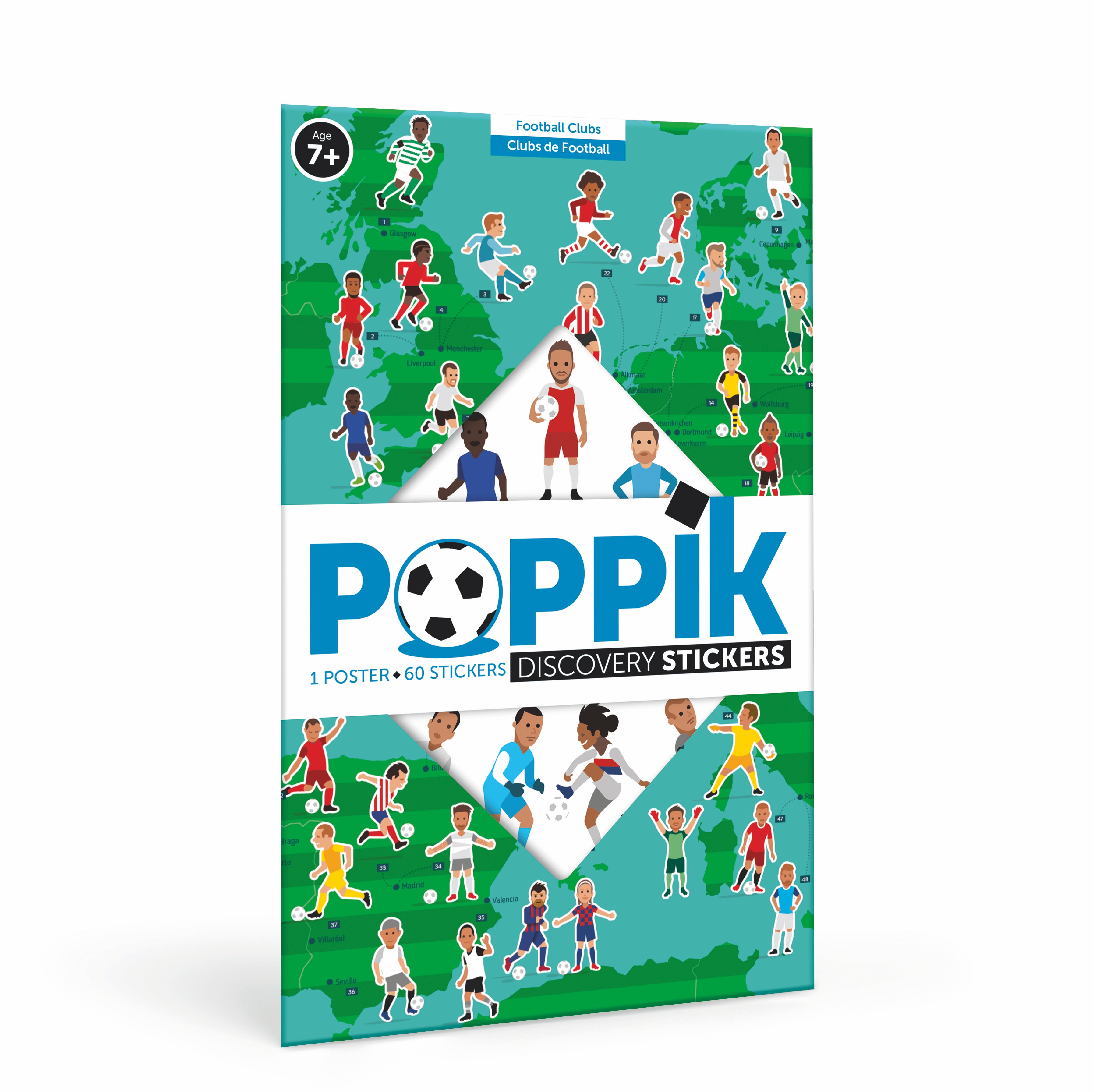 Poster XXL Football com Autocolantes Reposicionáveis